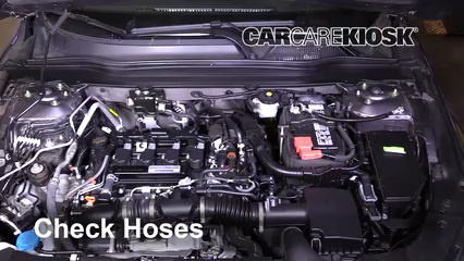 2018 Honda Accord LX 1.5L 4 Cyl. Turbo Hoses Check Hoses